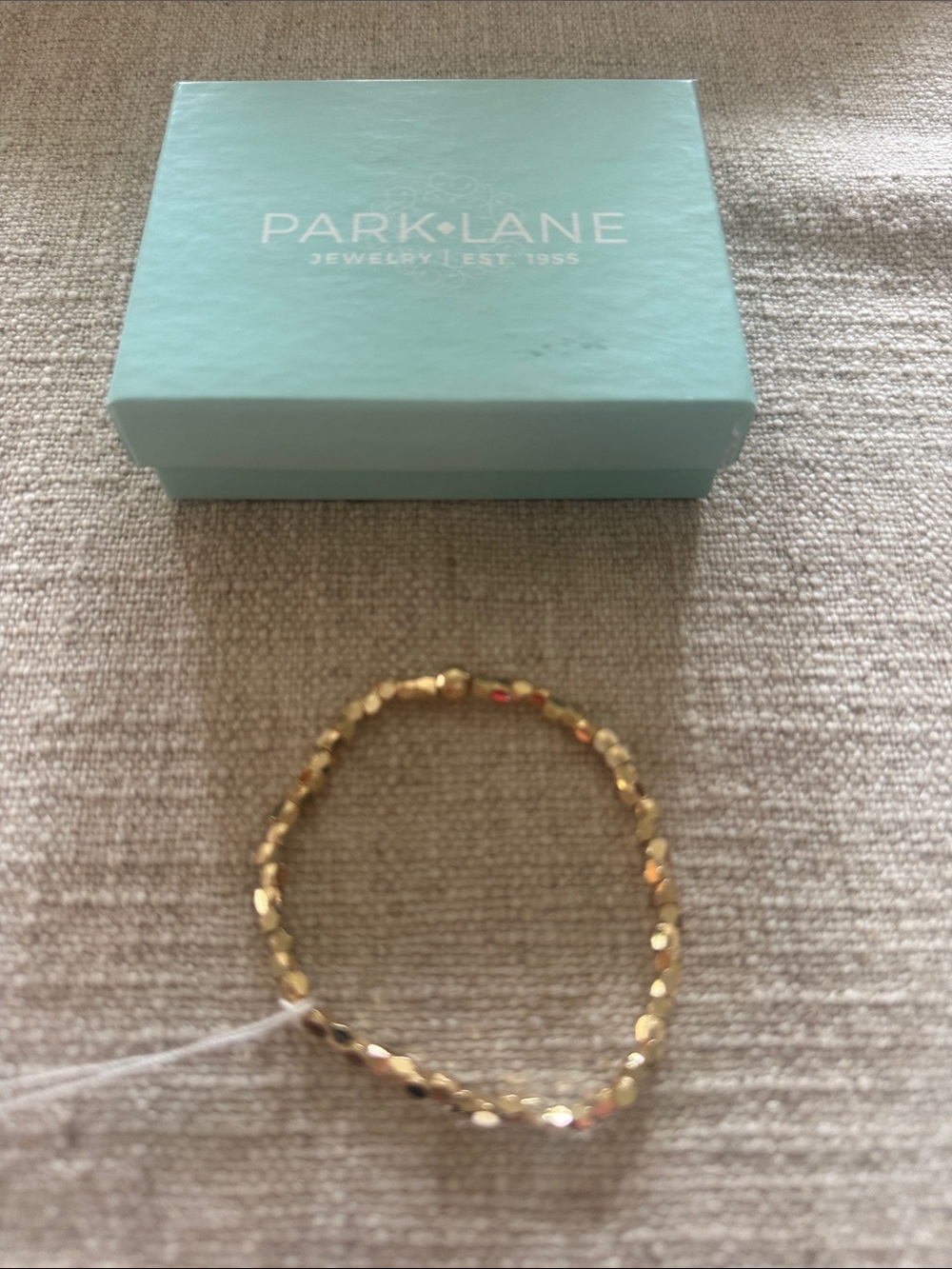 Park Lane Hazy Gold Stretch Bracelet. NWT/NIB